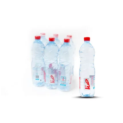 Hana Water 1.5L water bottle pack of 6