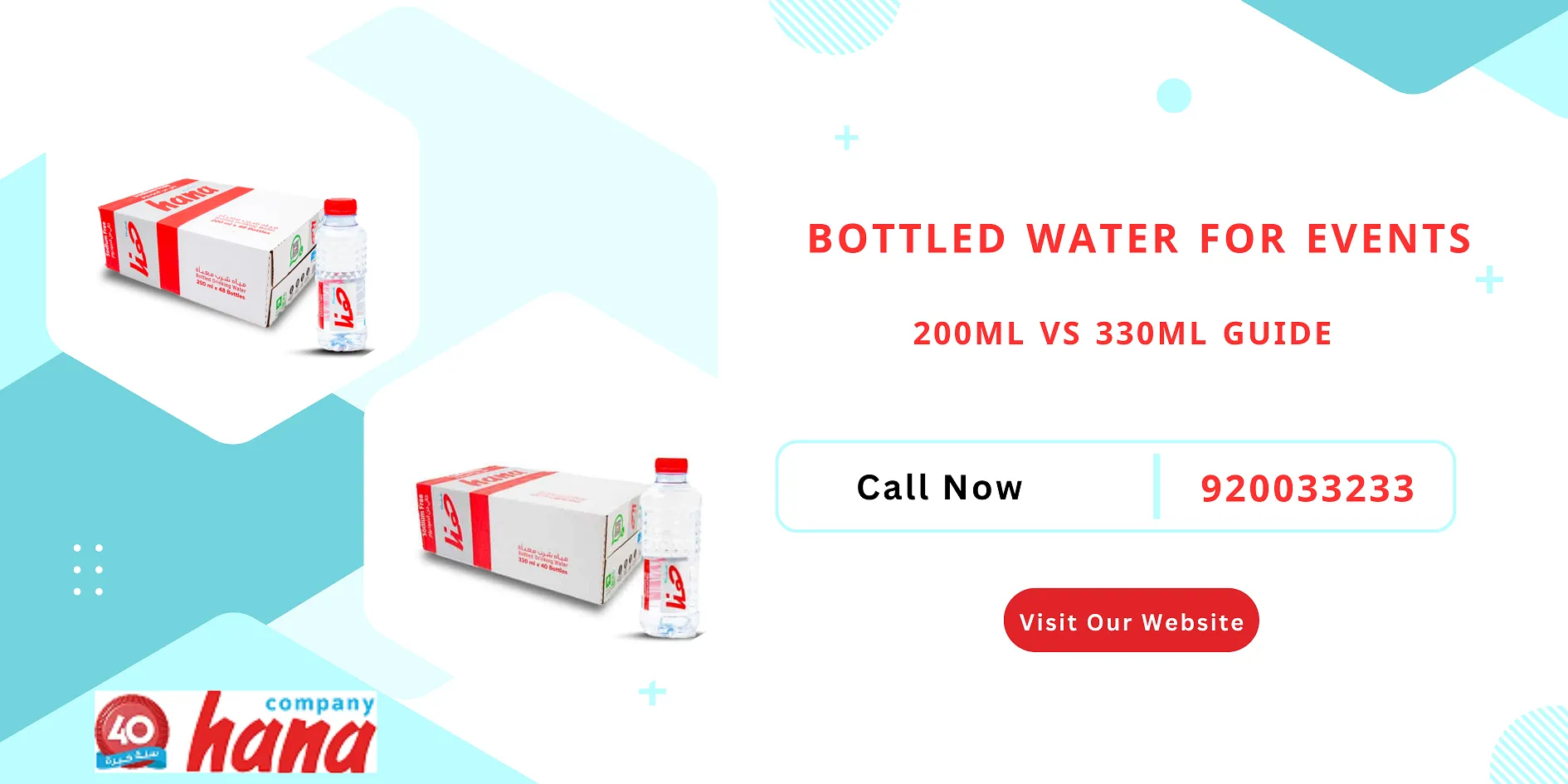 Bottled Water for Events