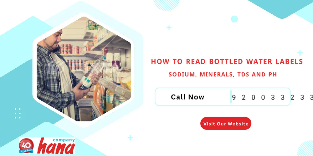 How to read bottled water labels