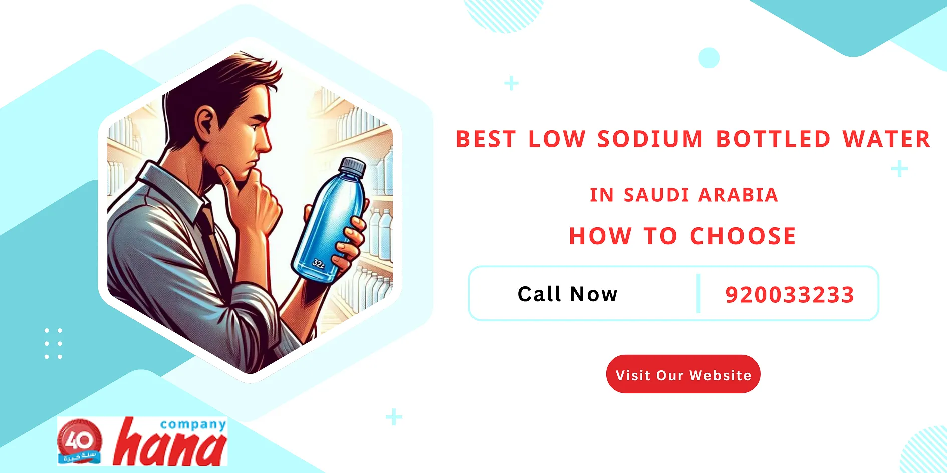 Low sodium bottled water in Saudi Arabia